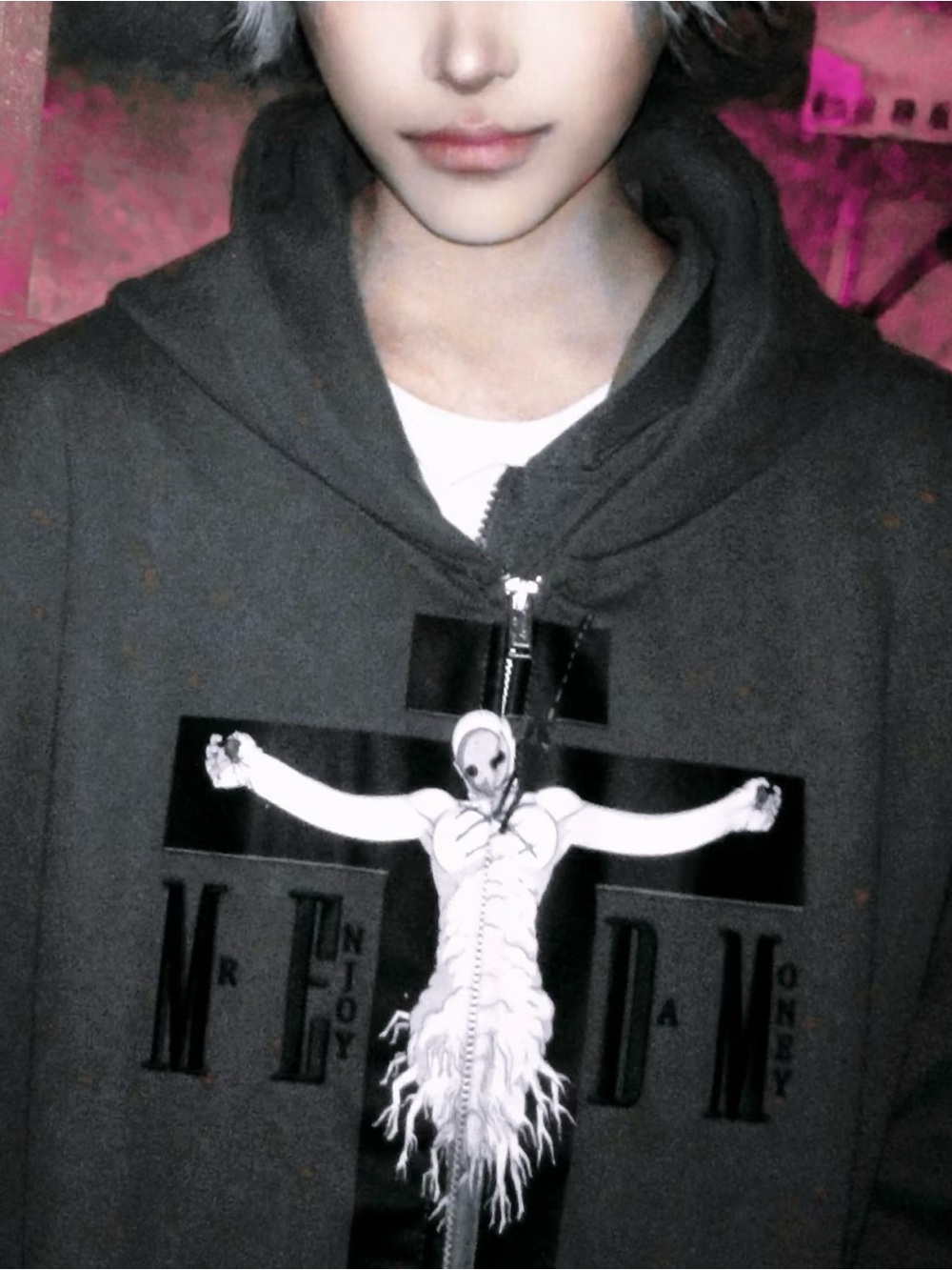 Evangelion X MEDM Lilith Zip-up Hoodie
